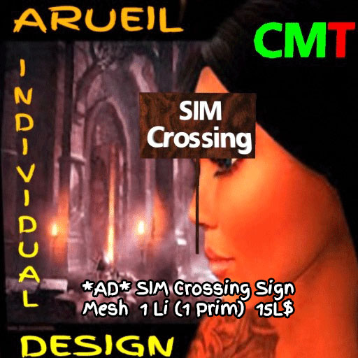 AD-SIM-Crossing Sign Mesh
